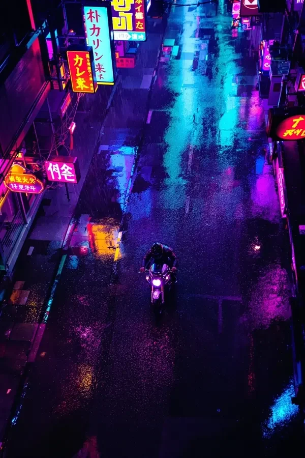 霓虹追凶 - 电影海报，2026年中国香港出品